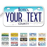 InkMyPlate Personalized Iowa Small License Plate