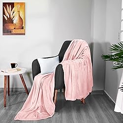 Utopia Bedding Fleece Blanket Full Size Pink 300GSM