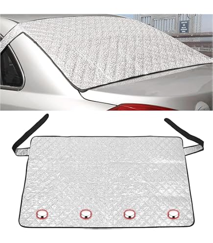 Couverture Pare-brise Magnétique Voiture - Protection Contre Gel, Neige, Soleil, Taille Universelle