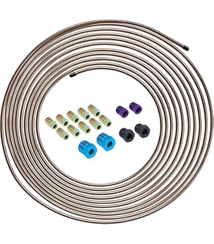 Amazon.com: JEGS Copper Nickel Brake Line | 3/16 “ Diameter x 12