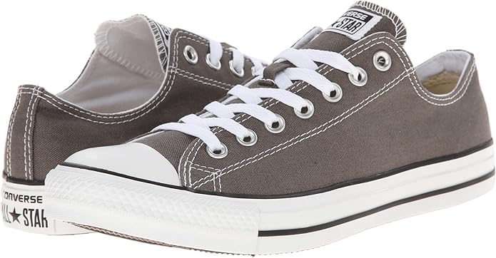 converse large emblem low top canvas sneakers