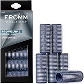Fromm ProVolume .75" Self-Grip Ceramic Ionic Thermal Hair Rollers, 6-Pack | Professional Small Salon-Quality Curlers for Shorter Hair, Tighter Curls and Bangs, No Pins Needed, Salon Quality