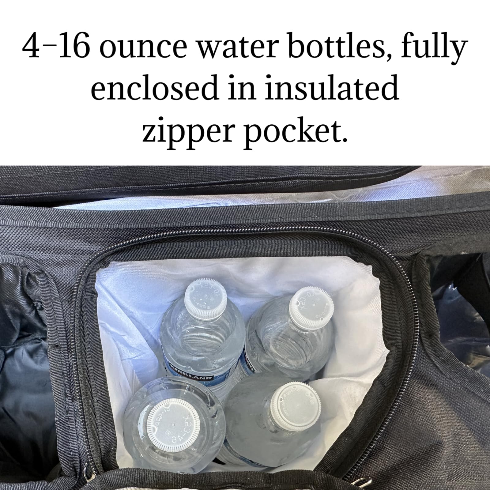 Split (bar in Middle of Handlebar) Double Stroller Organizer for Bob Duallie and Baby Jogger City Mini GT