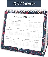 Giftinghouse Luxury Desk Calendar 2026 UK Made 21x20cm Month-To-View view 6