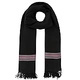 likemary Mens Scarf Merino Wool Oversize Muffler & Travel Blanket Wrap Ethical & Handwoven Mansi 100 x 200cm