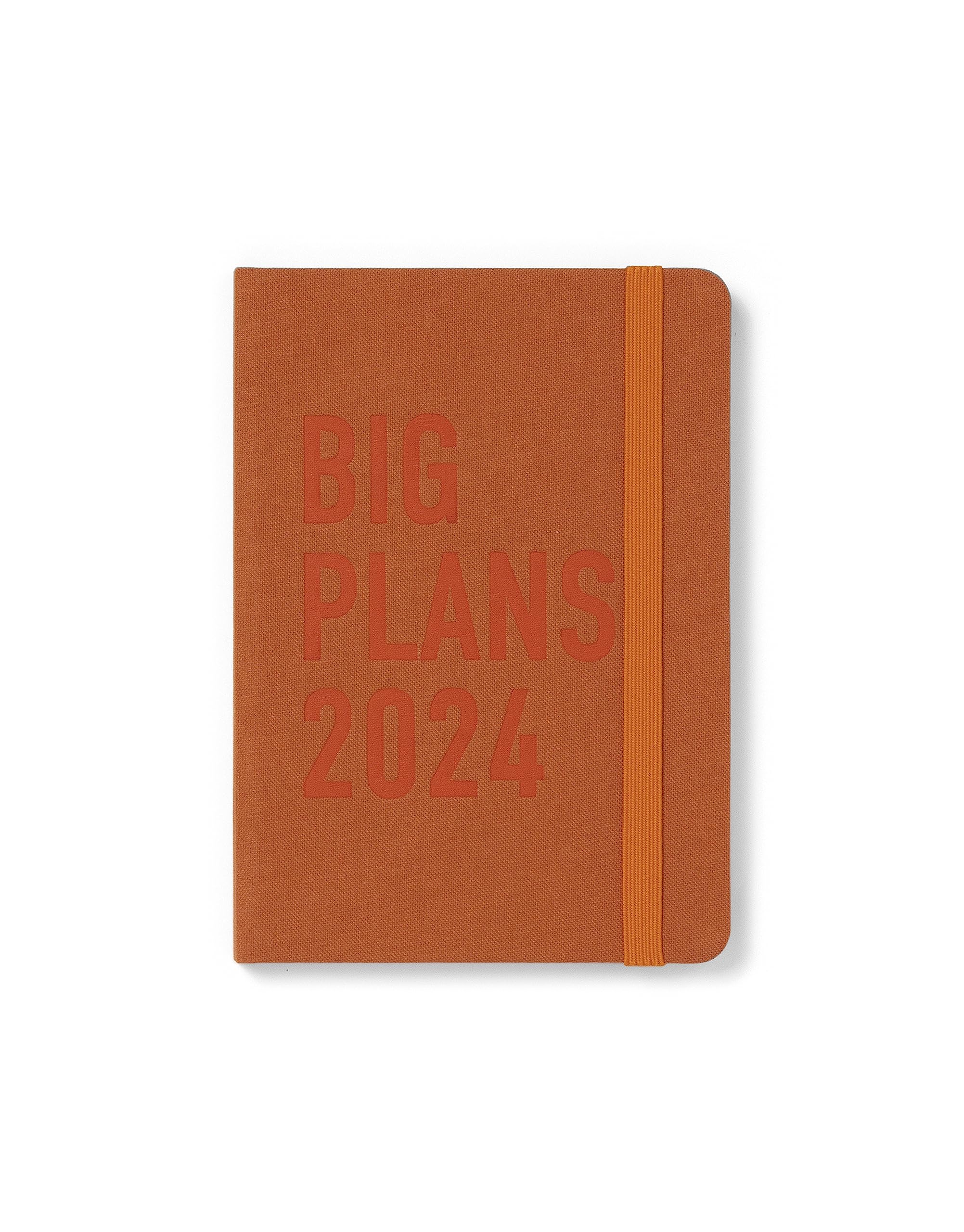 Letts Big Plans A6 2024 week to view diary - rust