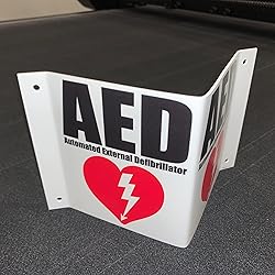 AED Sign 3D Projecting Location Inside AED Signs