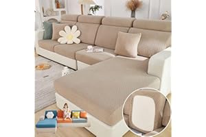 LAZGET 2025 New Soothing Home Sofa Covers, Sofa Hero Covers, Sofa Hero Covers for Couch, Magic Sofa Covers Washable Stretch for Sectional Sofa (Coffee, Seat Cover)