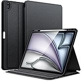 JETech Case for iPad Air 13-Inch M3/M2 (2025/2024) with Pencil Holder, Slim Folio Stand Protective Tablet Cover, Multi-Angle Viewing, Auto Wake/Sleep (Black)
