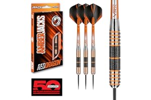 Amberjack 24g, 28g or 30g Tungsten Darts Set with Flights and Stems