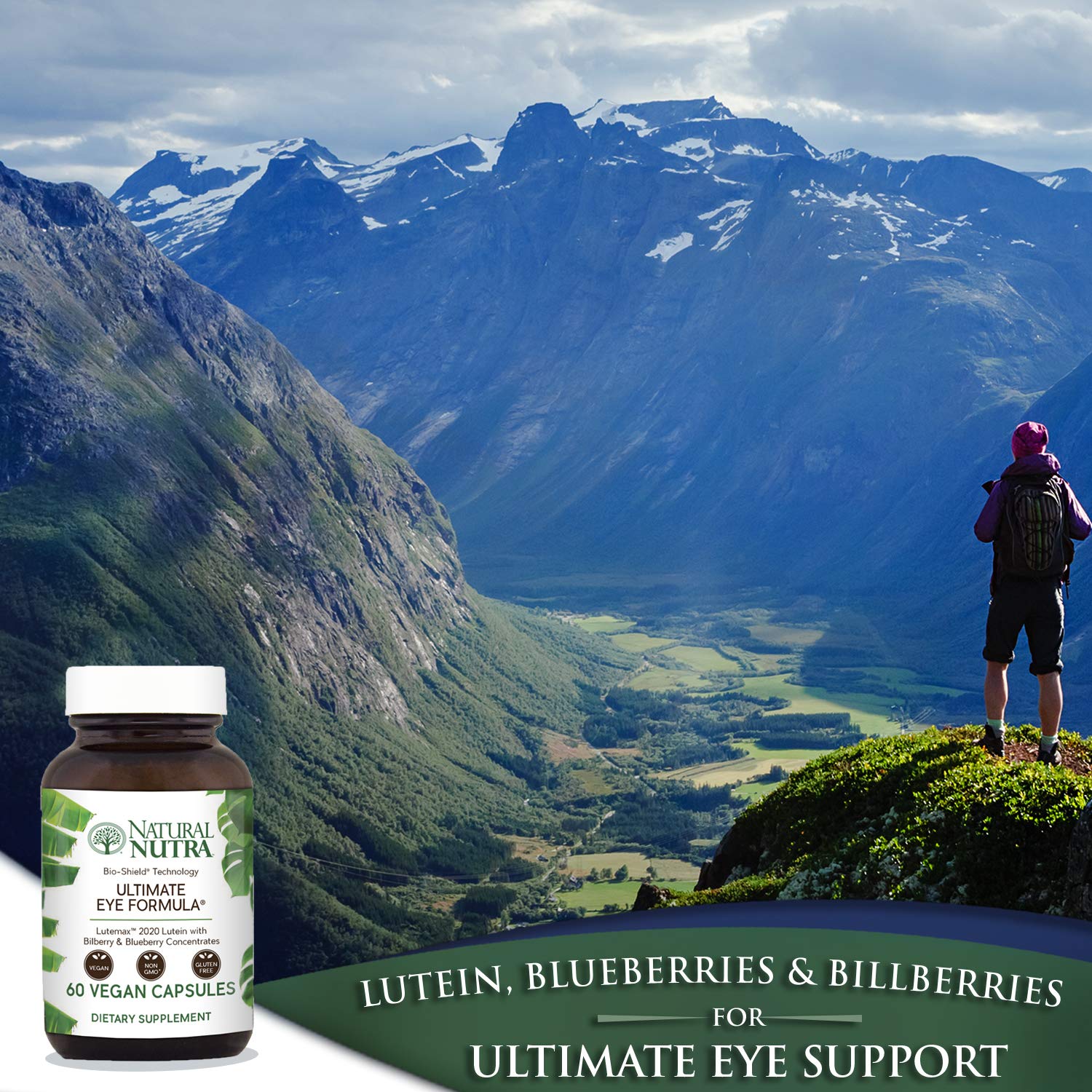 Natural Nutra Ultimate Eye Formula with Lutemax 2020, 10mg of Lutein