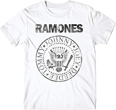 camiseta ramones blanca