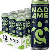 NAD4Me Minty Lime Cellular Energy Drink, Sparkling, Zero Caffeine