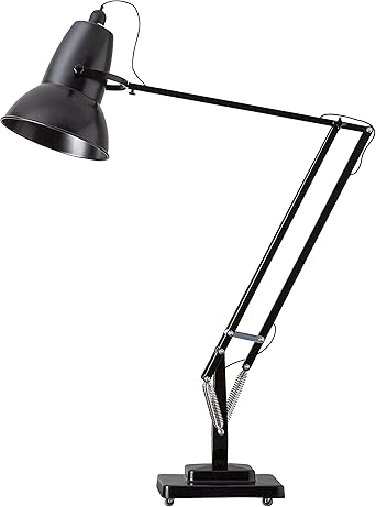 black anglepoise floor lamp