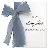 SEEBERY To My Daughter on Your Wedding Day Card, Heartfelt Wedding Gift for Daughter from Mom