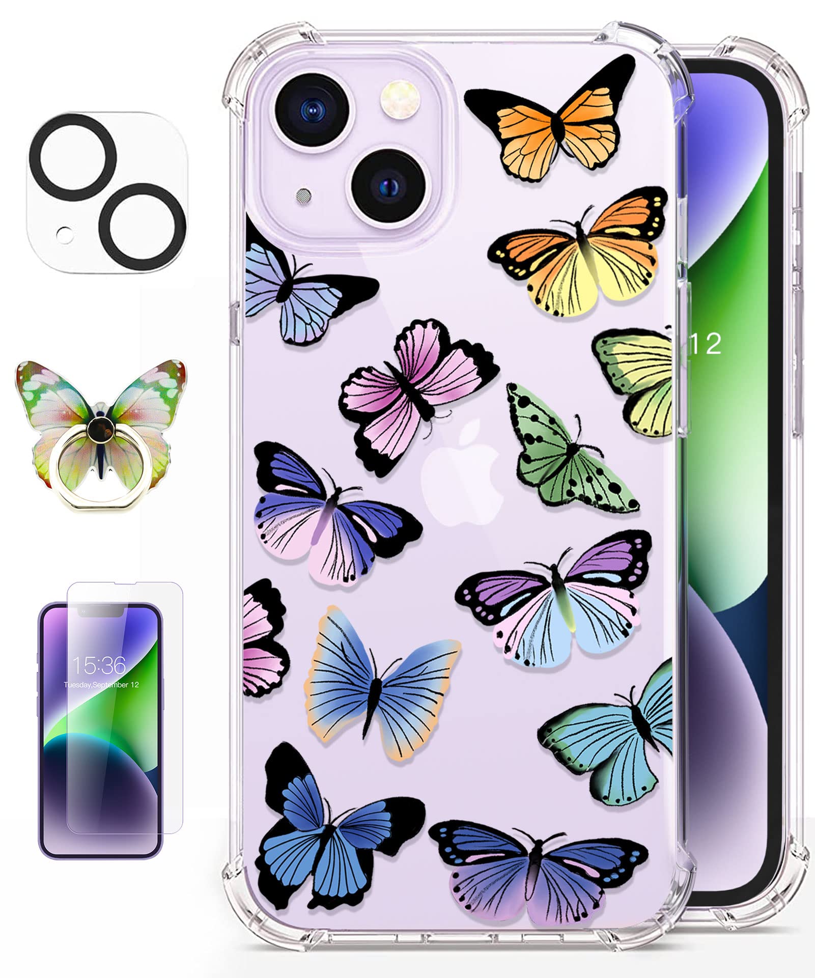 ROSEPARROT Designed for iPhone 14 Case with