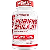 TC Nutrition Pure Shilajit - Maximum Strength 500 mg per day, 50% Fulvic Acid - Himalayan Shilajit for Men and Women - Suppor