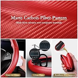 Aimato Car Steering Wheel Cover Carbon