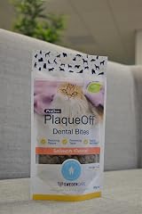 ProDen PlaqueOff Cat Dental Bites Salmon 60g Natural Teeth Cleaner view 2