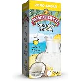 Gallons to Go! Margaritaville Powdered Drink Mix, Pina Colada, 8 Packets | Non-Alcoholic, Sugar Free, Drink Mix Packets, Water Flavoring Packets, 1 Box with 8 Drink Mix Packets Each, Just Add Water