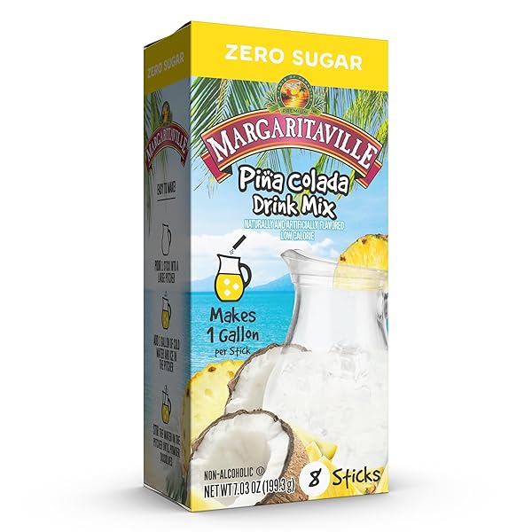 MARGARITAVILLE GALLONS TO GO POWDERED DRINK MIX, 8-COUNT...
