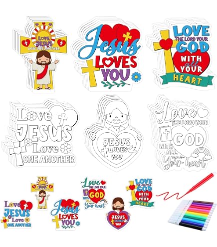 Fun Express 10 Commandments Craft Kit For Kids - Makes 12 Signs, VBS, Sunday School Activity - View #6