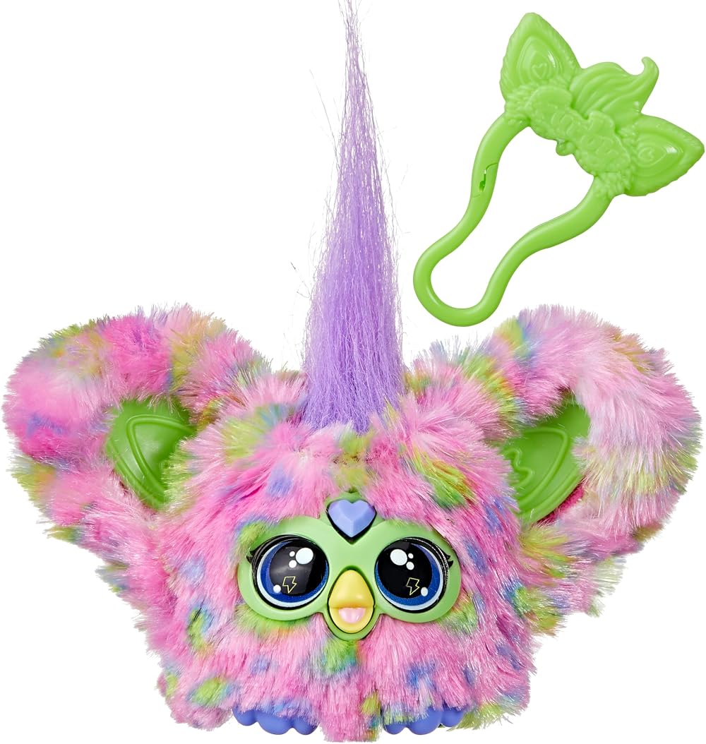 Furby Furblets Too-Koo Mini Electronic Plush Toy Brown Sounds Interactive