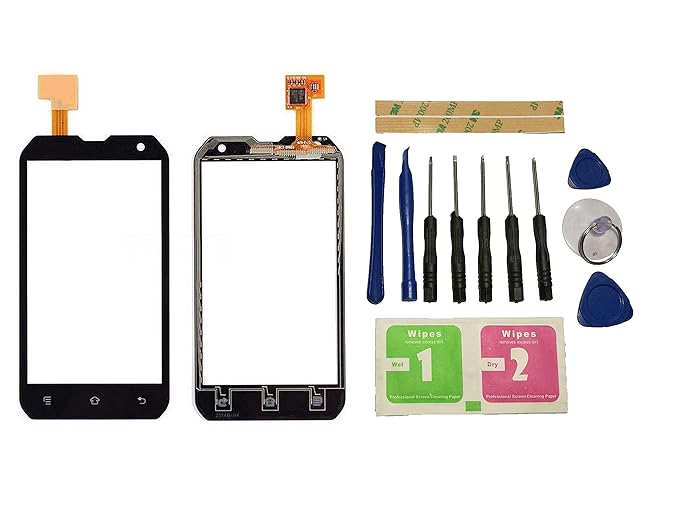 Flügel für Caterpillar 15Q CAT B15q (Nicht B15) Touchscreen Display Digitizer Glas Schwarz Bildschirm Frontglas (Ohne LCD) Er