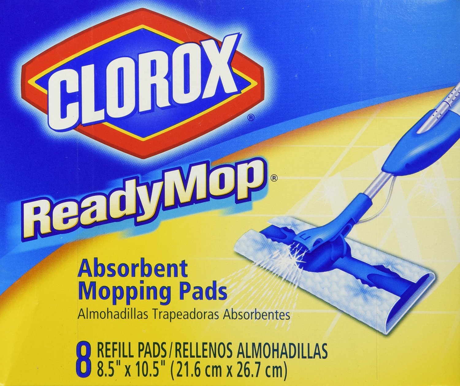 Clorox Ready Mop Cleaning Pads 8 / Pack Office Products