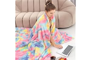 OBINSM Fleece Throw Blanket Cozy Soft Lightweight Throw Blankets Warm Plush Colorfull fall blankets and throws Couch Sofa Bed Camping Travel Picnic Outdoor Blanket Bedding Kid Baby Boys Girls Adults 40x50 in