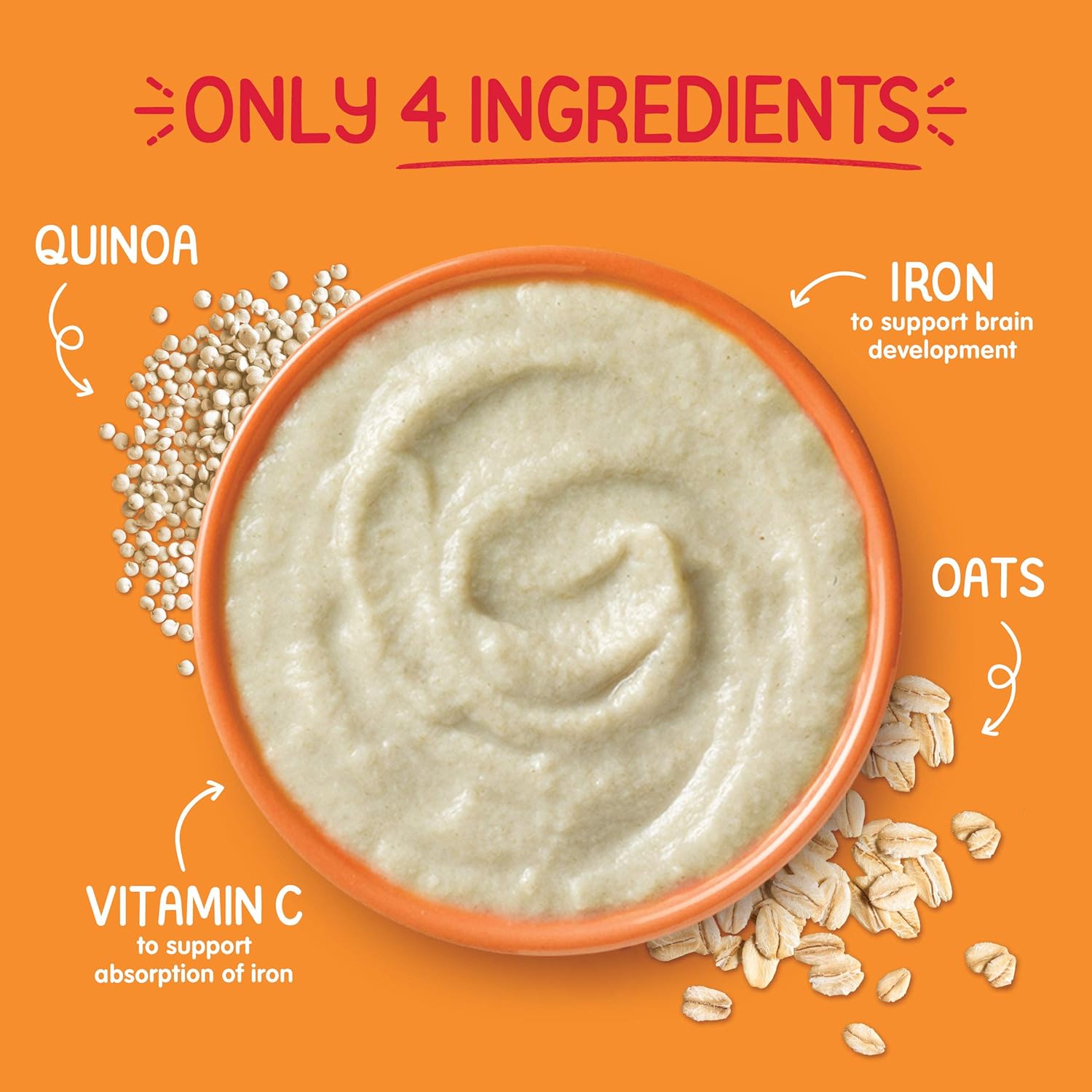 happy baby oats and quinoa