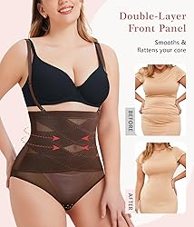 WANFISTO Tummy Control Shapewear for Women - Butt
