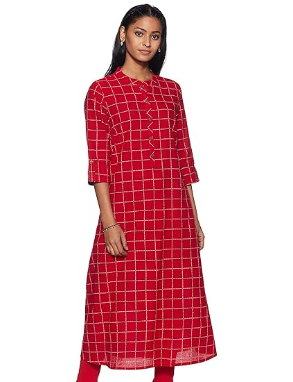 Women's Cotton a-line Kurta