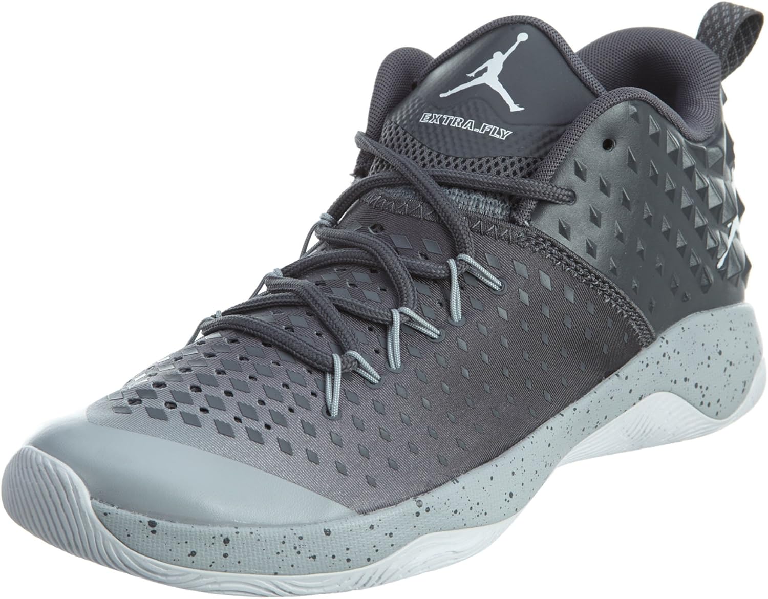 Jordan Nike Men's Grey/White Extra Fly Basketball Shoes 10.5 Clothing