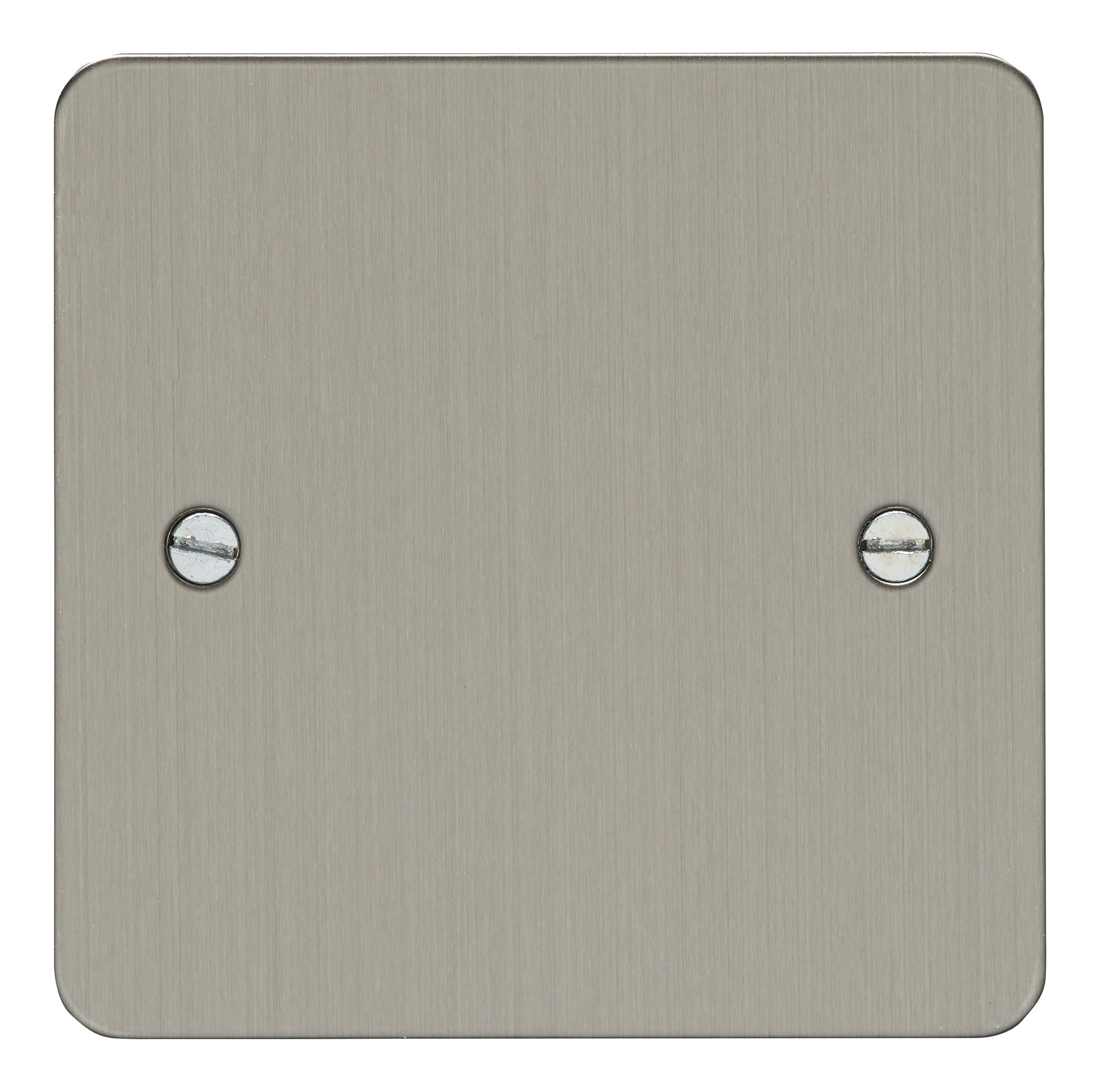 Eurolite Single Blank Enhance Flat Satin Stainless Steel Plate