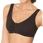 Fruit of the Loom Women's Multi-Pack Front Close Sports Bra | Wireless Bralette, Easy On &amp; Off, Everyday Comfort, Full Coverage, No Pads, Mastectomy Bra &amp; Post Surgery Bra