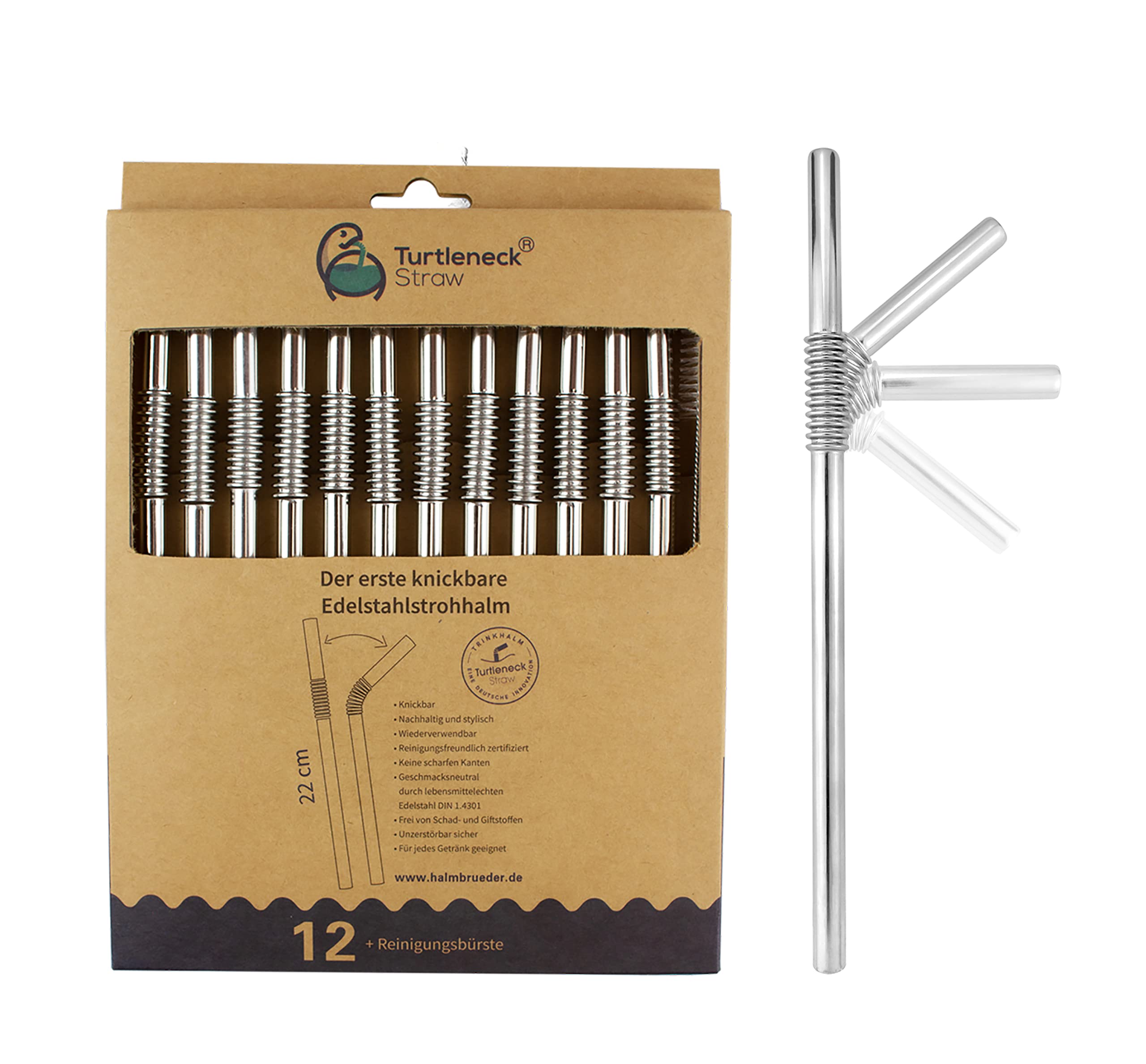 StrawBros | THE ONLY 𝗕𝗘𝗡𝗗𝗔𝗕𝗟𝗘 stainless steel straw | Patented & Hygiene Certified | Stainless Steel Straw, Straw Metal Reusable, Stainless Steel Drinking Straws, Metal Straws