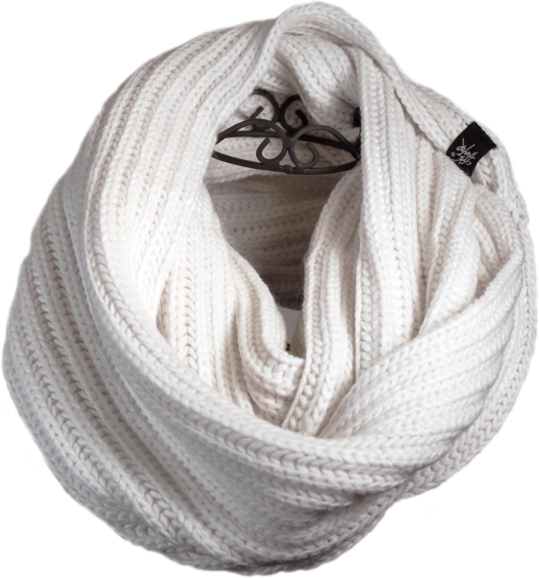 City Hunter Ck910 Sold Round Infinity Neckwarmer - Cream