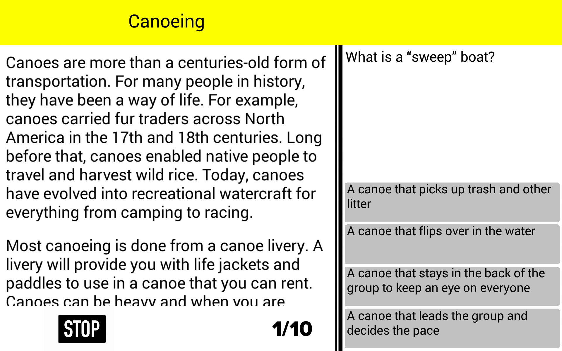 6th Grade Reading Comprehension Prep (Kindle Tablet