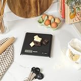 Salter Arc Digital Kitchen Scale 3kg Capacity, Add & Weigh Function, Black view 6