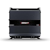SounDigital EVO6 3000.1 Car Audio Amplifier 3000W RMS, Class D Monoblock, 1 Ohm Stable, Full Range, Compact Design, Built-in LPF/HPF, Bass Boost, MOSFET, Clip &amp; Power On LED Indicators, SD3000.1-1D
