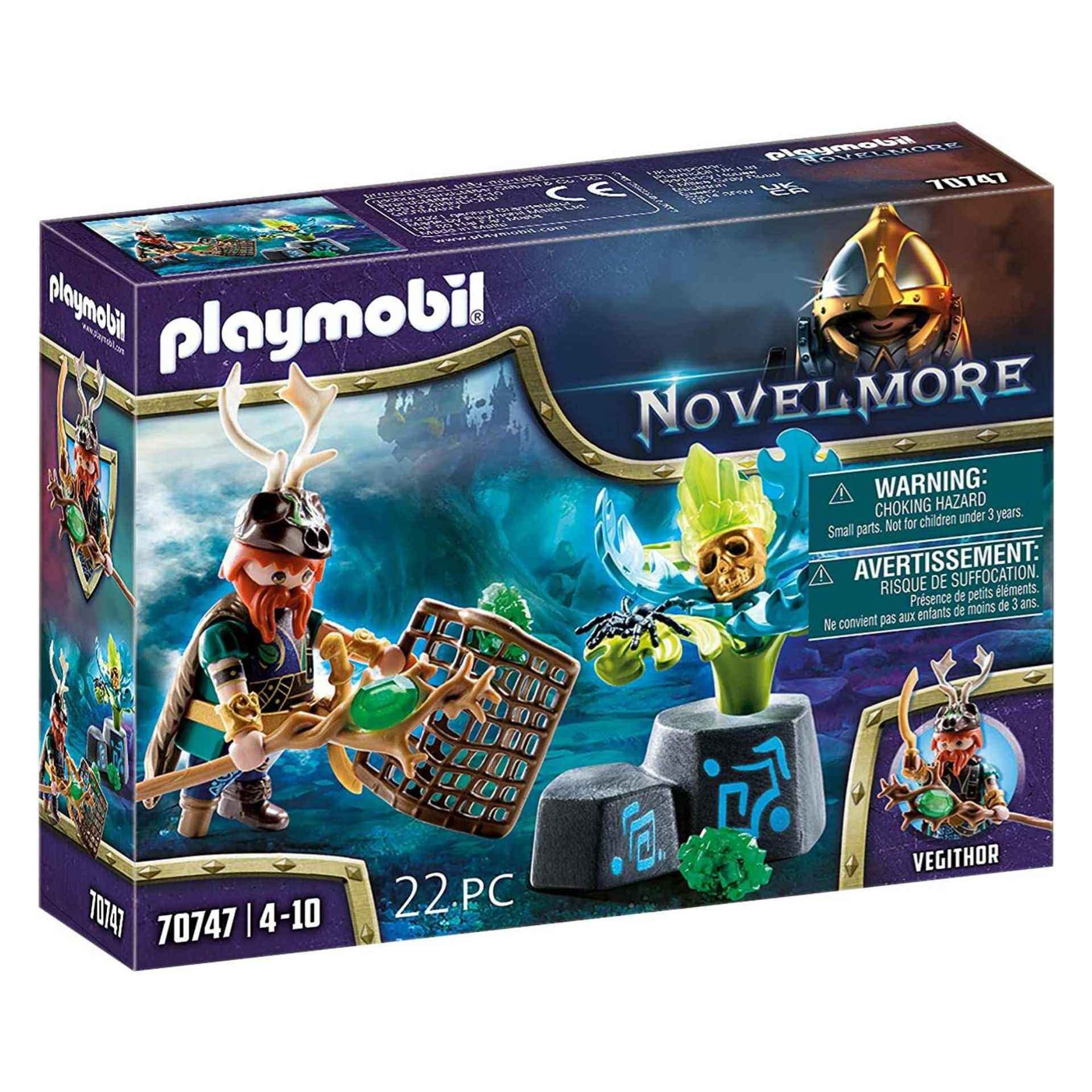 Playmobil 70747 Novelmore Knights Violet Vale - Plant Magician, Fun Imaginative Role-Play, PlaySets Suitable for Children Ages 4+