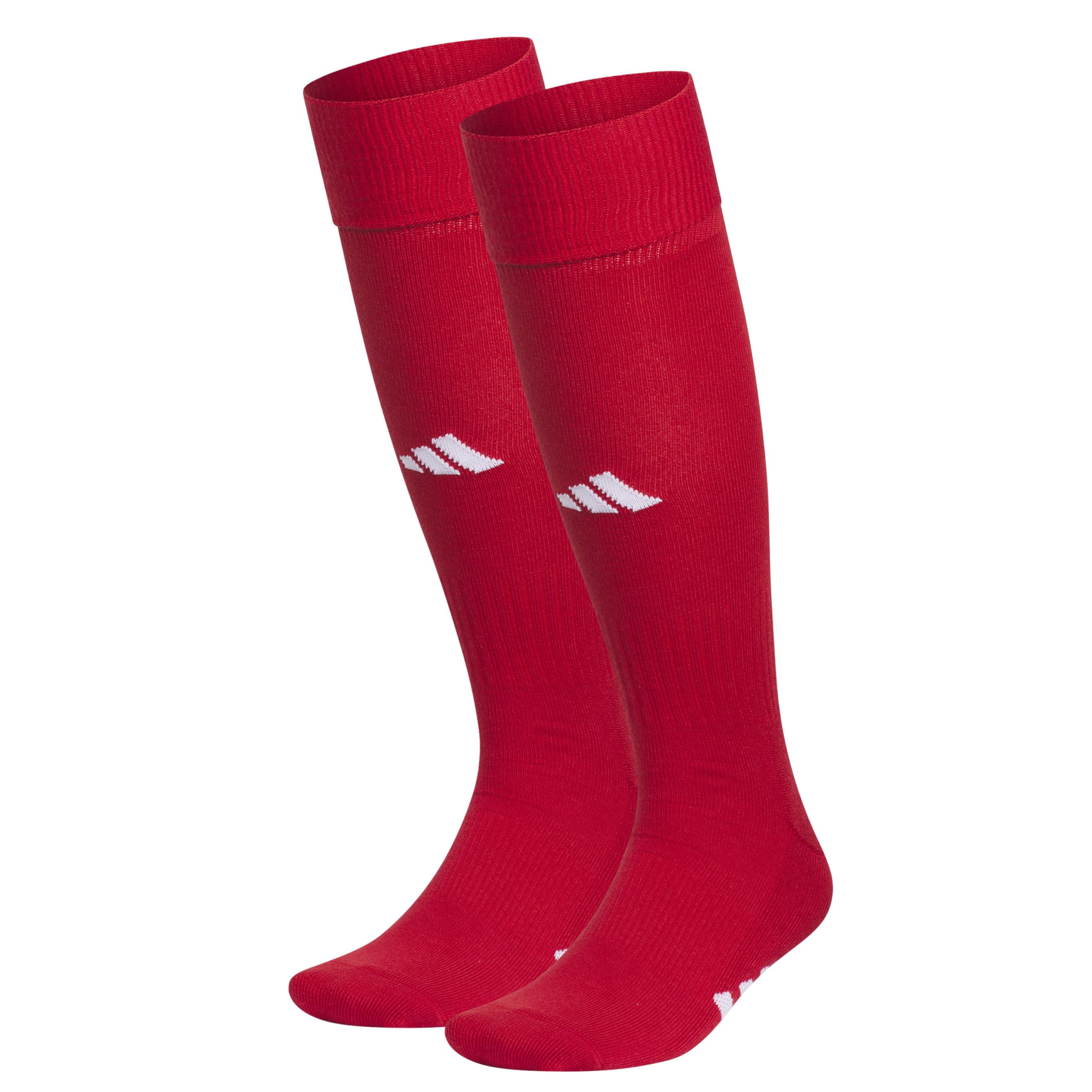 Photo 1 of adidas Rivalry Soccer Men and Women, Workout Socks-Over The Calf, Power Red/White/2.0, M