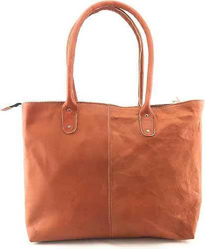 amazon large leather tote bags