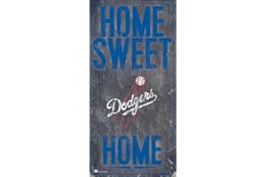 GAMEDAY NOVELTIES Dodgers 6" x 12" Home Sweet Home Wood Sign