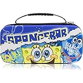 SpongeBob SquarePants Nintendo Switch 2 Case | Protective Hard Shell Carrying Case for Nintendo Switch 2 Console | Portable Travel Pouch for Switch 2 Accessories, Games & Storage | Nickelodeon Design