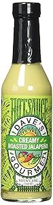 Dave's Gourmet Creamy Roasted Jalapeño Hot Sauce, 8 Ounces