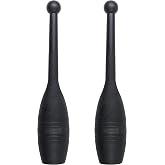 Logest Mace Exercise Club - Heavy Duty Plastic Indian Clubs Available in 1 LB and 2 LB Set of 2 Perfect for Strength Training Rehabilitation Improves Grip Full Body Workout Mace Clubs