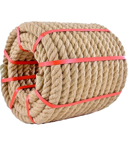 Corde En Coton Doux Coft Pour Jeu De Nuit, 10 Mètres, Couleur Marron, Résistante Et Confortable