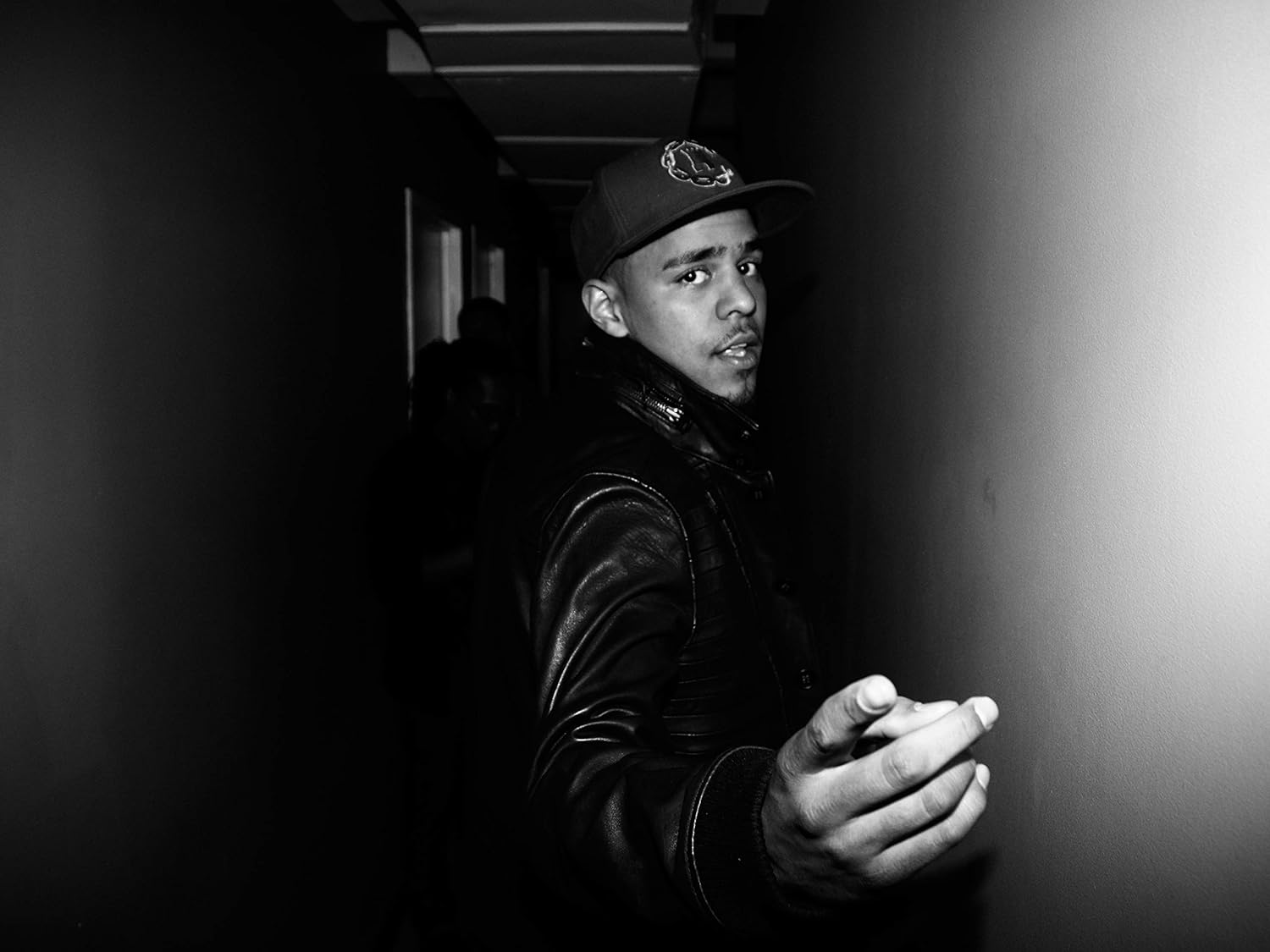 Mingki J. Cole Black and White Music Poster 18 × 24 Inch